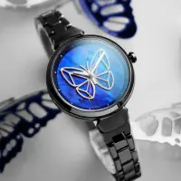 在飛比找momo購物網優惠-【Relax Time】年度錶款 蛻變系列 大紫蛺蝶限定手錶