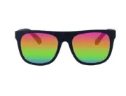 Women's Rectangle Sunglasses - 100% UVA & UVB Protection - Black - S5