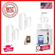 Smart Tuya Door Sensor Free App Real-time Alerts, Wireless WiFi Window Contac...