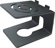 Desktop Speaker Stand Anti Slip Free Standing Modern Space Saving Music Studio Speaker Stand Reliable Support for Studios, Black, 16x14x13cm