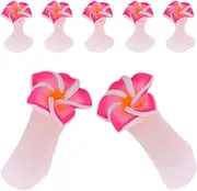 Flower Toe Spacer - Soft Toe Dividers | Manicure Toe Separator | Silicone Toe Separators For Pedicure | Toe Spacers Toe Stretchers For Nail Polish | Pedicure Toe Finger Dividers | Nail Separator