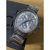 在飛比找蝦皮購物優惠-CK Calvin Klein K7627126 三眼錶 手