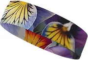 [YKLBV] Moisture Wicking Headbands for Men and Women Polar Bears Northern Lights Sports Sweatband for Tennis Basketball Running Gym Working Out