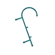 2025 Thera Cane Massager, Trigger Point Massage Tool Handheld Hook Massager for Back, Neck, Legs, and Shoulders Dark Green