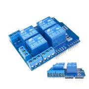 DC 5V 4 Channel Relay Shield Terminal Expended Board for Arduino DIY