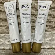 LOT OF 3 ROC RETINOL CORREXION LINE SMOOTHING EYE CREAM 0.6FL OZ Never Used
