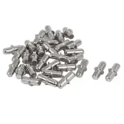 5mm Metal Furniture Cupboard Shelf Pins Pegs Supports Holder 30 Pcs