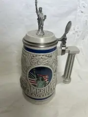 America the Beautiful Beer Stein Statue of Liberty - 1998, cert 59221