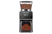 Kenmore Digital Conical Burr Coffee Grinder | 30 Grind Sizes (Fine To Coarse) | Smart Dosing By Cup, Time Or Portafilter | Precise Grinding For French Press Drip Coffee Espresso Pour Over & Cold Brew