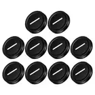 70mm/2.76" Coin Slot Bank Lid Inserts for Mason Jar Canning Cap, Black 15Pcs