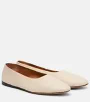 [The Row] The Row Awar leather ballet flats AU 6 white