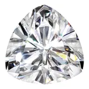 Gemstone Moissanite True Light G-H-I Color 9mm Trillion