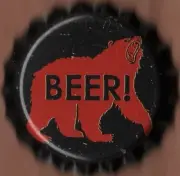 USA Plastic Lined Beer Crown Bottle Cap: Roadhouse Brewing (#49)