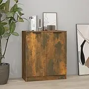Dining Storage Sideboard Smoked Oak 60x30x70 cm Engineered Wood