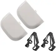 Yurefax 2 Set Gray Iron Sun Visor Cap Clip Clip Retainer No.DS7Z-54672A40-AF/DS7Z4273AA/DS7Z-9904132-A,for Ford, Fusion 2013-2016, for Lincoln, MKZ 2013-2016 Car Sun Visor Clip