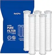Atojet Premium Filter Showerhead Replacement Filters Inspired By Korea's Beauty Culture | Pure Carbon Filters (5 Filters) – Compatible with Atojet AJ8200MC Filter Showerhead (AJ8200MC-FLT-5PC)