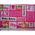 【傑美屋•縫紉之家】日本限量卡通布〜三麗鷗凱蒂貓HELLO KITTY#G50395-1B牛津厚棉布 包包布料 零錢包