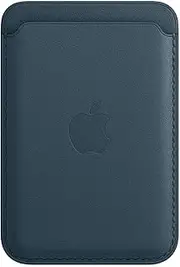 Apple Leather Wallet with MagSafe (for iPhone) - Baltic Blue