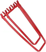 Fence Crimping Tool, Fence Wire Tighten Tools, Red Wire Fence Tightener, Iron Metal Barbed Wire Fence Fixer Stretcher Tool, High Tensile Fence Barb Wire Repair Tool for Ranch Farm