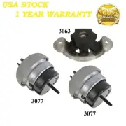 3PCS MOTOR &TRANS MOUNT FIT Ford Thunderbird 02-05 3.9L/Jaguar S-Type 03-04 4.2L (for: Jaguar)