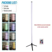 1PC RGB Floor Lamp RGB Corner Floor Lamp Bedroom Ambient Lighting Scandinavian