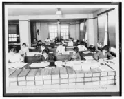 8" x 10" A very small section of the Census Bureau, Washington, D.C.