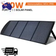 160W Portable Solar Panel,Foldable Solar Panel Battery Charger,Built-In MC4 Conn