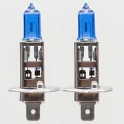 2Pcs 12V 60/55W Super Bright White Car Headlight Blue Auto Lights Halogen Bulb Driving Lamp UV Quartz Glass Bulb,H1