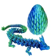 12inch 3D Printed Dragon EggMystery Crystal Dragon Fidget ToysArticulated Dra...