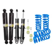 F + R Webco Shock Absorbers Lovells STD Springs for Ford Falcon BA BF XR8 03-07