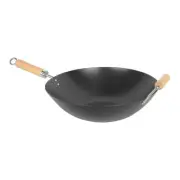 Thunder Group TF002 14 in NonStick Wok w/ Wood Handle