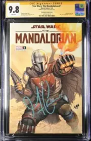 The Mandalorian #1 CGC 9.8 Gina Carano signature series Nakayama variant 2022