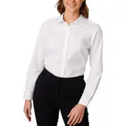 Brilliant Basics Women's Long Sleeve Shirt - White