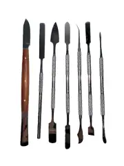 7 Piece Double-Ended Wax Carver and Spatula Set Jewelry Making Carving Tool