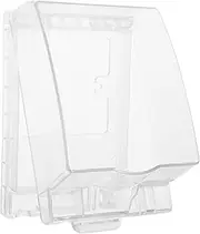 iplusmile Simple Socket Cover Waterproof Abs Socket Many Decor Styles Easy to Install