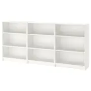 BILLY bookcase combination, white, 240x28x106 cm