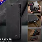 For Samsung S25 S24 S23 S22 S21 S20Ultra Plus Case Magnetic Leather Wallet Cover