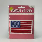Patch It Up! Iron-On Embroidered Patch United States Flag