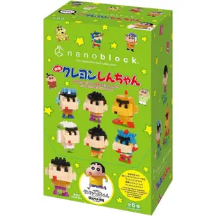 Kawada Nano Block Mini Nano movie蜡笔小新(BOX)NBMC_56S1box=6件，全6