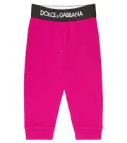 [Dolce & Gabbana Kids] Dolce & Gabbana Kids Baby cotton leggings M 3-6 pink