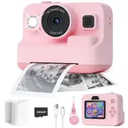Kids Camera Instant Print1080P Kids Instant Cameras That Print PhotosChristma...