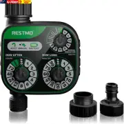 3-Dial Analog Tap Timer, Mechnical Control Automatic Irrigation, Water Timer wit