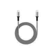 Microdia ExeCable Tweed PD240W USB-C Cable 1.8m (Zebra)