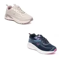 在飛比找momo購物網優惠-【母子鱷魚】一起運動 運動鞋 女款 戶外健走夜光鞋(PGM7