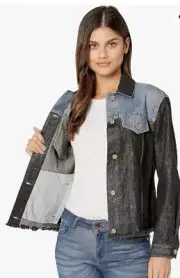 LA VIE by REBECCA TAYLOR Denim Patch Jacket - BNWT