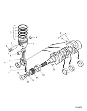 Polaris Gear Crank, Genuine OEM Part 3070600, Qty 1