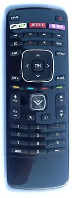 NEW Vizio XRT112 Internet Smart Apps TV Remote with Amazon, Netflix & M-GO Keys