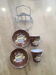 Espresso 2 cup & saucer set