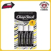 ChapStick Classic Original Lip Balm Tubes, Lip Care - 0.15 Oz (Pack of 3) Featu
