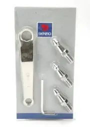Benro Tripod 3 Stainless Steel Spikes With Tools. A Must For Rough Surface. NEW.